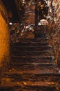 Stairs leading to classrooms in Nesin Math Village