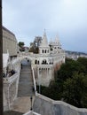 Stairs leading to Fisherman`s Bastion