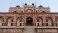 Stairs leading to Humayun Tomb in Delhi in India