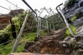 Stairs leading to Mackenzie Falls in Grampians National Park, Halls Gap, Australia Royalty Free Stock Photo