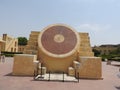 Stairs leading to the top of Samrat Yantra, Largest sundial in the world at the Jantar Mantar, Delhi Royalty Free Stock Photo