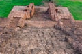 Stairs made of laterite bricks at Kao klang nok Royalty Free Stock Photo