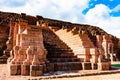 Stairs made of laterite bricks at Kao klang nok Royalty Free Stock Photo