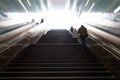 Stairs in the metro of Hamburg city Royalty Free Stock Photo