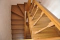 Stairs in modern style made from oak.