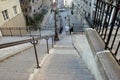 Stairs at Montmartre Royalty Free Stock Photo