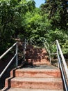 stairs in the mountains