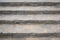 Stairs , natural stone - old steps, staircase outdoor - Royalty Free Stock Photo