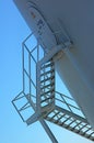 Stairs on Oil rig Royalty Free Stock Photo