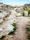 Stairs old ancient temple Royalty Free Stock Photo