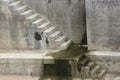 The stairs of a dry dock at the harbour