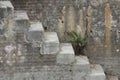 The stairs of a dry dock at the harbour