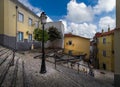 Stairs of the old Lisbon. Portugal. Royalty Free Stock Photo