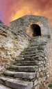 Stairs of old tower Royalty Free Stock Photo