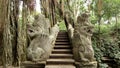 Stairs other than the path to go up down between the upper and lower floors also finction as tourist attractions in Bali.