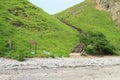 Stairs on Padar Island