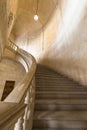 Stairs of the Palace of Charles V, Alhambra in Granada Royalty Free Stock Photo