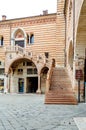 Stairs at Palazzo della Ragione, Verona, Italy