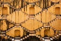 Stairs of Panna Meena ka Kund stepwell in Jaipur, Rajasthan, India Royalty Free Stock Photo