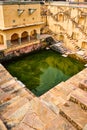 Stairs of Panna Meena ka Kund stepwell in Jaipur, Rajasthan, India