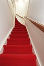 Stairs with red carpet