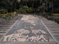 Stairs and Relief at Camoes Garden