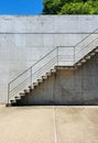 Stairs rendered on the wall Royalty Free Stock Photo