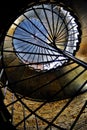 Stairs of Saint Isaak`s cathedral collonade, Saint-Petersburg city, Russia. Royalty Free Stock Photo