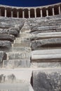 Stairs between the seats in the Roman theatre of Aspendos