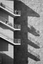 Stairs and shadow, Getty Center, Los Angeles