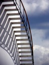 Stairs in the Sky Royalty Free Stock Photo
