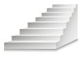 Stairs or staircases and podium ladder vector illustreation.