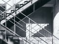 Stairs step Architecture details Shade and shadow Royalty Free Stock Photo