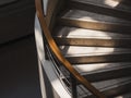 Stairs step Building Interior with lighting Architecture details Royalty Free Stock Photo