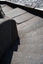 Stairs on the street of Saint-Petersburg city, Russia. Royalty Free Stock Photo