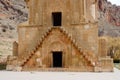 Stairs of Surb Astvatsatsin church in Noravank,Armenia