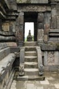 Stairs in temple Prambanan Royalty Free Stock Photo
