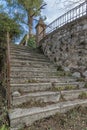 Stairs to bygone days Royalty Free Stock Photo