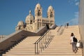 Stairs to the Cathedral in Marseilles