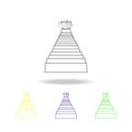 stairs to hell multicolored multicolored iconss. Stairs in our life multicolored icons Can be used for web, logo, mobile app, UI,