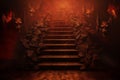 Stairs to hell visualization. Generative AI