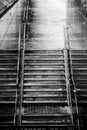 Stairs to metro station Royalty Free Stock Photo