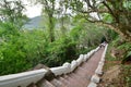 Stairs to Mount Phousi. Luang Prabang. Laos Royalty Free Stock Photo
