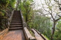 Stairs to Mount Phousi Royalty Free Stock Photo