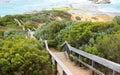 Stairs to the ocean