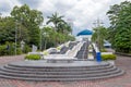 Stairs to the planetarium in Kuala Lumpur, Malaysia Royalty Free Stock Photo