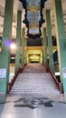 Stairs to the prayer room of the Jakarta Islamic Center mosque