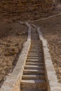 Stairs to the Red Pyramid in Dahshur, Egy Royalty Free Stock Photo