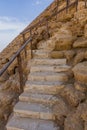 Stairs to the Red Pyramid in Dahshur, Egy Royalty Free Stock Photo