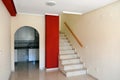 Stairs to the second floor of the Spanish house of Torrevieja. Royalty Free Stock Photo